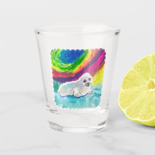 Baby Seal "Kunst voor kinderen" Shot Glas