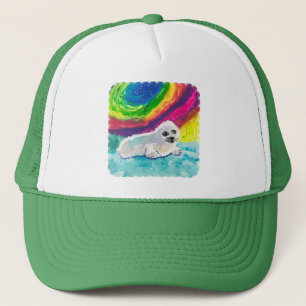 Baby Seal "Kunst voor kinderen" Trucker Pet