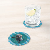 Baby Seal Paper-Onderzetters Kartonnen Onderzetters (Insitu)