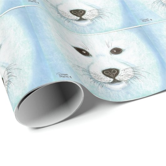 BABY SEAL PUP CADEAUPAPIER (Rol Hoek)
