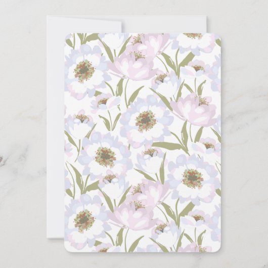 Baby Seal Winter Onederland Meisje 1e Verjaardag Kaart (Achterkant)