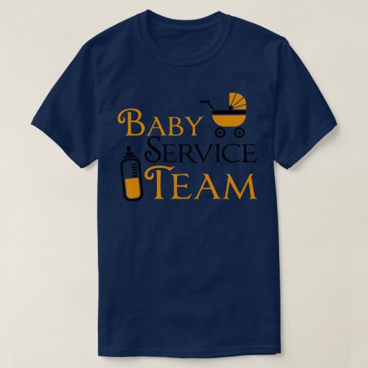 Baby Service Team T-shirt (Design voorkant)
