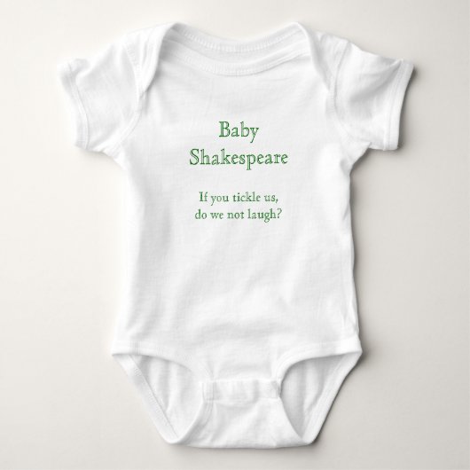 Baby Shakespeare Romper (Voorkant)