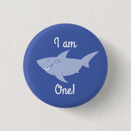 Baby Shark 1e Verjaardag Button Pin