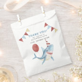 Baby Shark 1e Verjaardag onder het Zee Bedankt Bedankzakje (Geknipt)