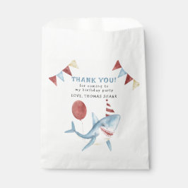 Baby Shark 1e Verjaardag onder het Zee Bedankt Bedankzakje
