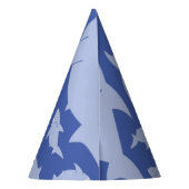 Baby Shark 1e verjaardagsfeestje Petten Feesthoedjes (Achterkant)