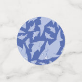 Baby Shark 1e Verjaardagsfeesttafel Decor Confetti (Kleine voorkant)