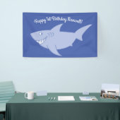 Baby Shark 1st Birthday Party Banner Decor (Beurs)