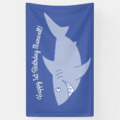 Baby Shark 1st Birthday Party Banner Decor (Verticaal)