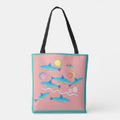 Baby Shark 768 Tote Bag (Achterkant)