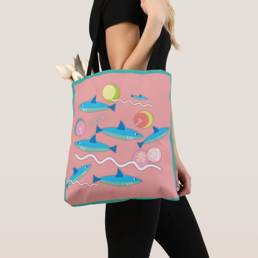 Baby Shark 768 Tote Bag (Dichtbij)