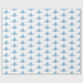 Baby Shark Birthday Cadeaupapier (Vlak)