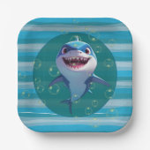 Baby Shark Bord Papieren Bord (Voorkant)