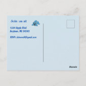 Baby Shark Briefkaart (Achterkant)