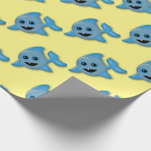 Baby Shark Cadeaupapier (Hoek)