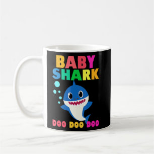 Baby Shark Doo Baby Papa Kinderen Koffiemok
