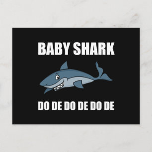 Baby Shark Funny Briefkaart