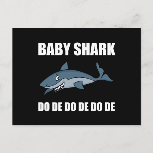Baby Shark Funny Briefkaart (Voorkant)