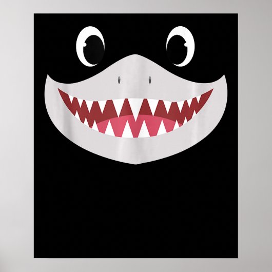 Baby Shark Halloween - Cute Shark Gifts Poster (Voorkant)