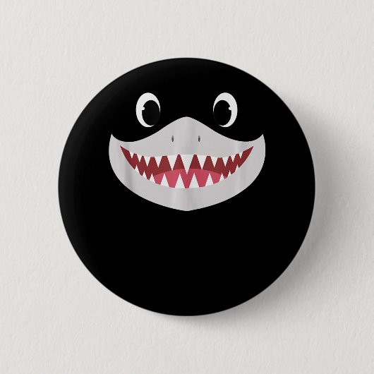 Baby Shark Halloween - Cute Shark Gifts Ronde Button 5,7 Cm (Voorkant)