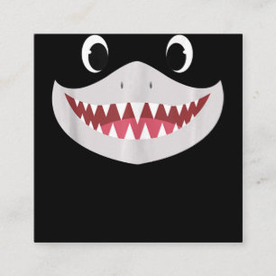 Baby Shark Halloween - Cute Shark Gifts Vierkante Visitekaartje