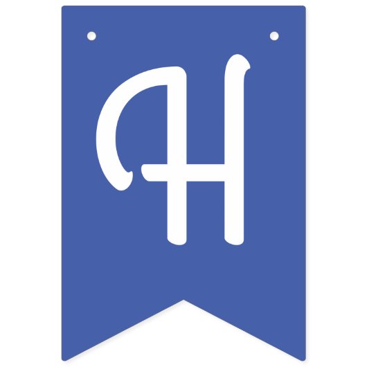 Baby Shark Happy Birthday Bunting Banner (Tweede vlag)