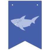 Baby Shark Happy Birthday Bunting Banner (Eerste vlag)