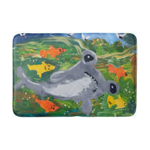 Baby Shark "Kunst voor kinderen" Badmat