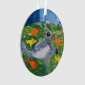 Baby Shark "Kunst voor kinderen" Ornament (voorkant)