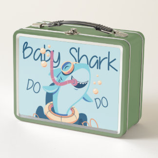 Baby Shark Metal Lunchbox