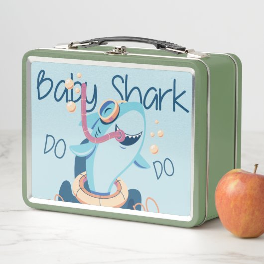Baby Shark Metal Lunchbox (In situ)