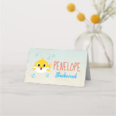 Baby shark party food label, shark plaatskaartje (Achterkant)