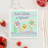 Baby Shark Party Napkins Servet (Insitu)