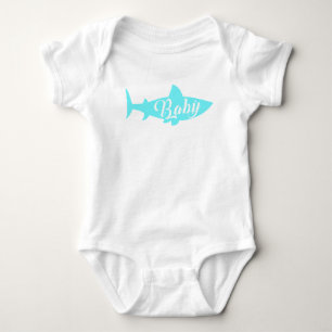 Baby Shark-pasgeboren baby peuter leuk grappig lie Romper