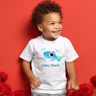 Baby Shark Print Modern Wit baby-shirt