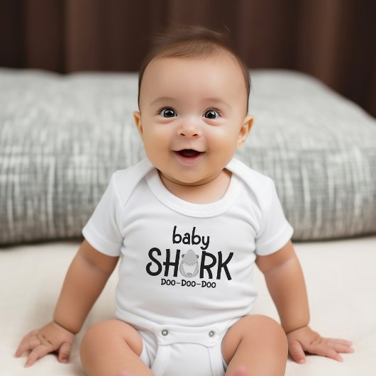 Baby Shark Vaderdag Romper