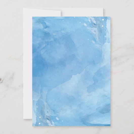 Baby shark verjaardaguitnodiging kaart (Achterkant)