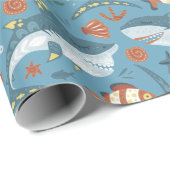 Baby Shark Wrapping Paper Roll Cadeaupapier (Rol Hoek)