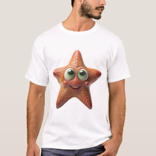 Baby Shark & Zeesterster Mooie Ontwerp Oceaan Kind T-shirt
