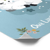 Baby Sheep Animal Name Poster | Schapenmuurkunst (Hoek)