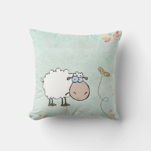 Baby Sheep Animal Pillow Kussen (Voorkant)