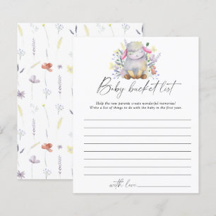 Baby Sheep - Baby bucket list spel