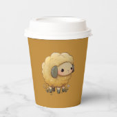 Baby Sheep Papieren Bekers (Voorkant)
