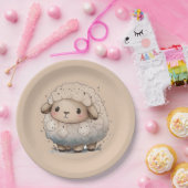 Baby Sheep Papieren Bordje (Feest)