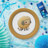 Baby Sheep Papieren Bordje (Feest)