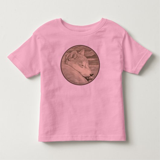 Baby Shiba Inu T-shirt Toddler Hondenliefhebber Sh (Voorkant)
