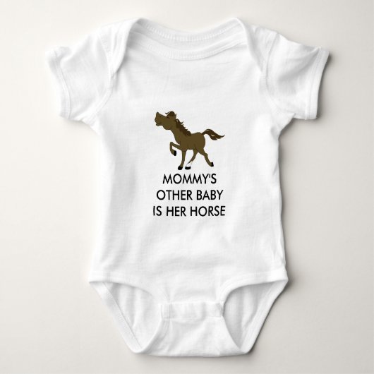BABY Shirt kwartpaarden (Voorkant)