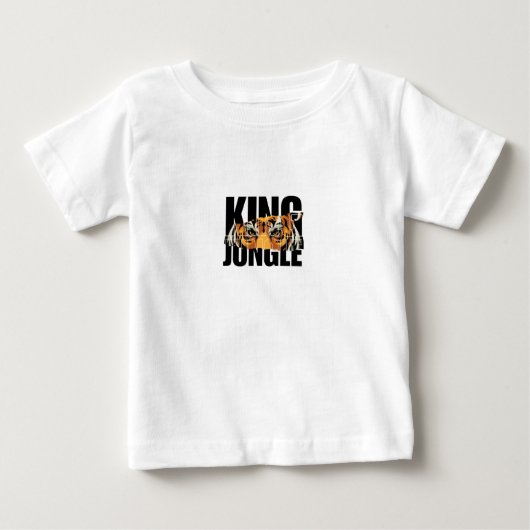 Baby shirt leeuw koning (Voorkant)