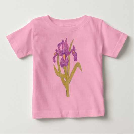 Baby Shirt met Iris (Voorkant)